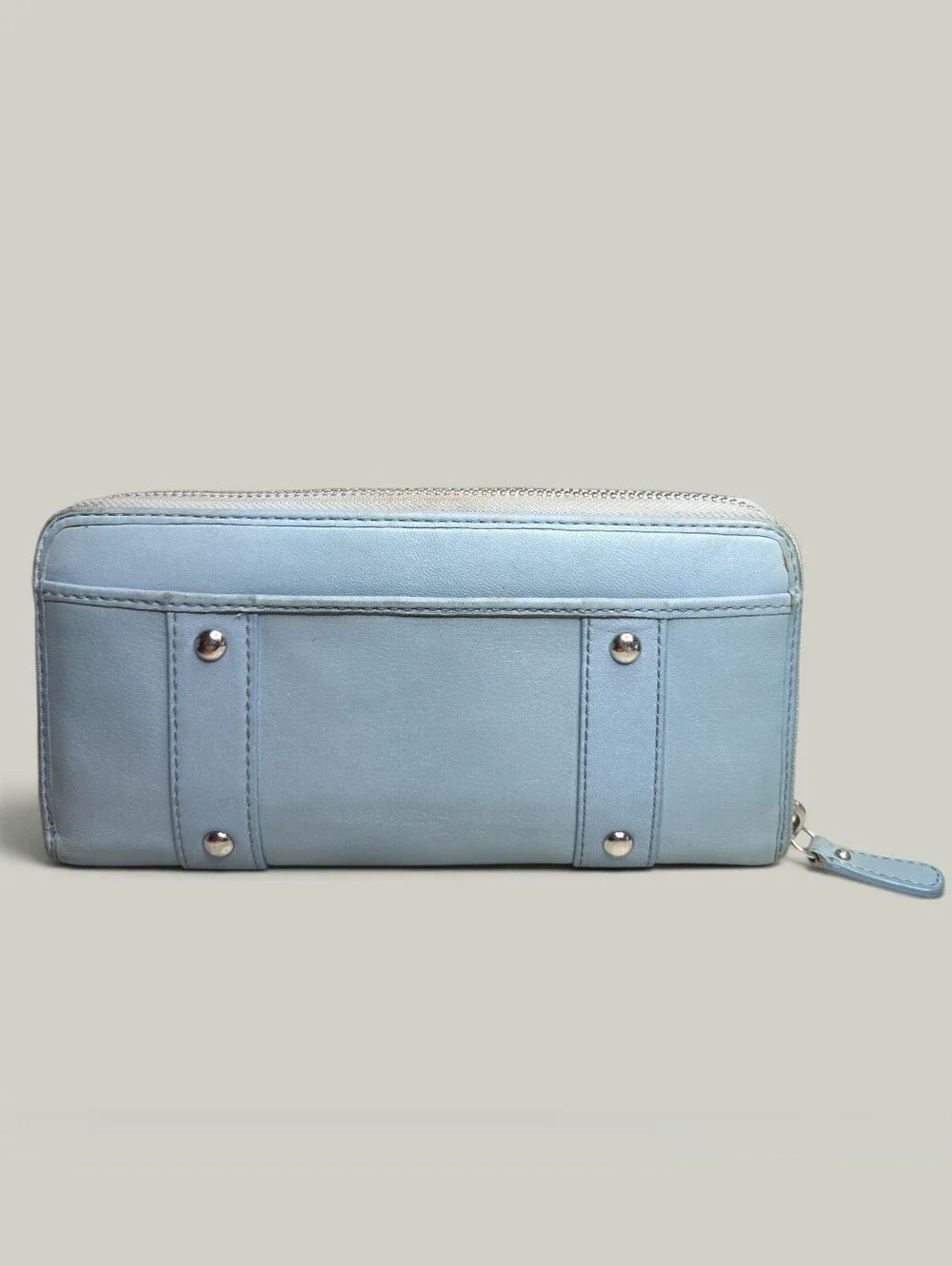 COACH Soho Vintage Zoe Double Buckle Zip Wallet EUC